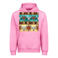 Fuchsia Pink native american aztec seamless pattern 3 Urban Hoodie - BundleAndBundleShop