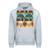 Heather Grey native american aztec seamless pattern 3 Urban Hoodie - BundleAndBundleShop