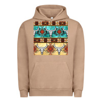 Pigment Burro native american aztec seamless pattern 3 Urban Hoodie - BundleAndBundleShop