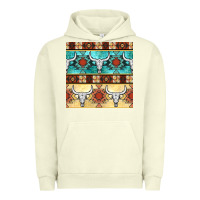 Pigment Pistachio native american aztec seamless pattern 3 Urban Hoodie - BundleAndBundleShop