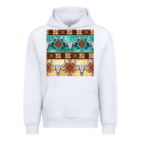 White native american aztec seamless pattern 3 Urban Hoodie - BundleAndBundleShop