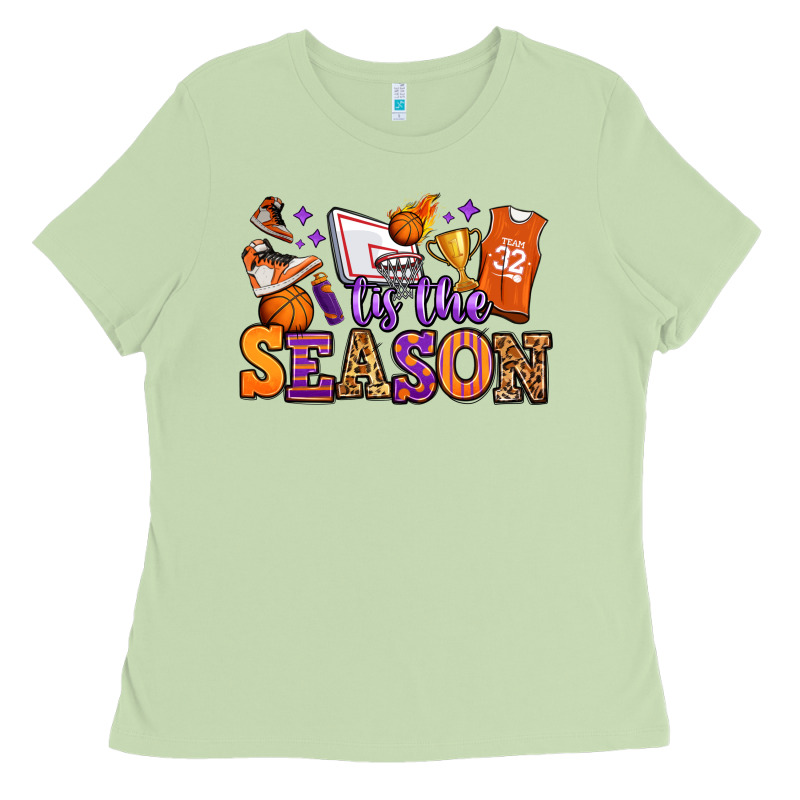 Tis The Season Basketball Ladies Tee by Jasminsmagicworld | Teevron