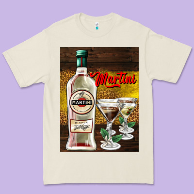 Martini Premium Tee Designed By Adodesignshop