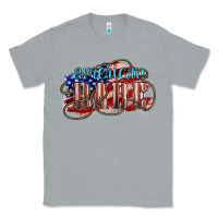 Heather Grey American babe Classic Tee - NancyCooperArtShop
