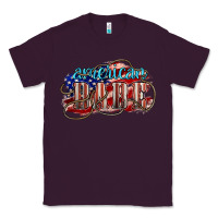 Plum American babe Classic Tee - NancyCooperArtShop