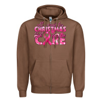 Chestnut all i want for christmas is a cure breast cancer Zipper Hoodie - texasbilliewilder