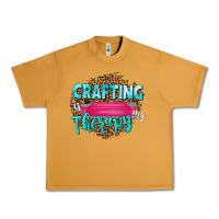 Peanut Butter crafting is my therapy Urban Heavy Tee - NancyCooperArtShop
