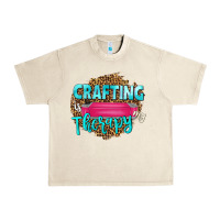 Sandshell crafting is my therapy Urban Heavy Tee - NancyCooperArtShop