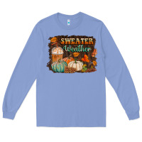 Colony Blue sweater weather Long Sleeve Tee - BundleAndBundleShop
