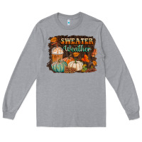 Heather Grey sweater weather Long Sleeve Tee - BundleAndBundleShop