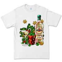 White cocrtail martini and gift and snow Premium Tee - AdoDesignShop