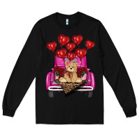 Black valentines day tedybear truck Long Sleeve Tee - RanaPortraitStore