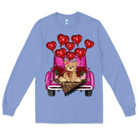 Colony Blue valentines day tedybear truck Long Sleeve Tee - RanaPortraitStore
