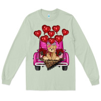 Matcha valentines day tedybear truck Long Sleeve Tee - RanaPortraitStore