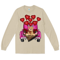 Mushroom valentines day tedybear truck Long Sleeve Tee - RanaPortraitStore