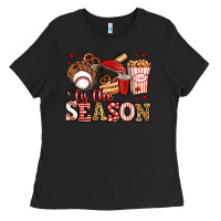 Black tis the season baseball Ladies Tee - Jasminsmagicworld