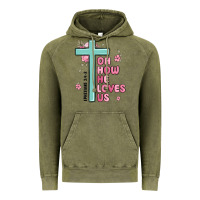 Vintage Olive oh how he loves us ephesians 2 4 8 Vintage Hoodie - MaliasSmallBusiness