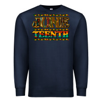 Navy Juneteenth Premium Sweatshirt - HowdyJamesFarm