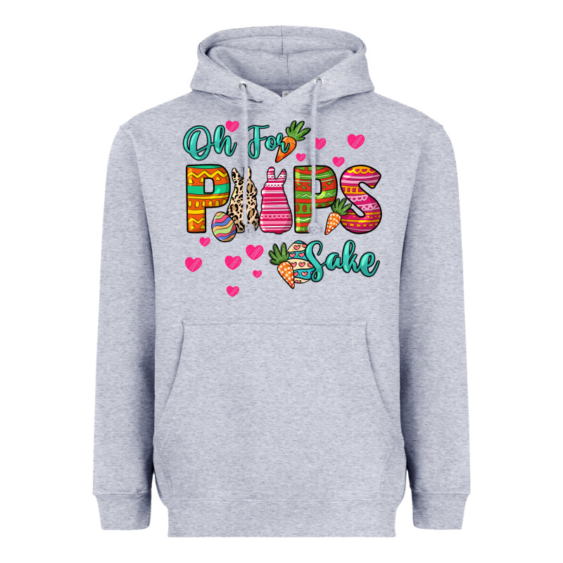 Oh For Peeps Sake Easter Day Heavyweight Hoodie by HowdyJamesFarm | Teevron