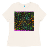 Bone halloween witch symbols seamless pattern Ladies Tee - BundleAndBundleShop