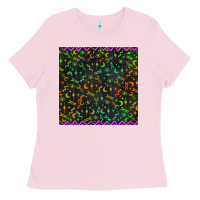Bubblegum Pink halloween witch symbols seamless pattern Ladies Tee - BundleAndBundleShop