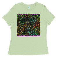 Matcha halloween witch symbols seamless pattern Ladies Tee - BundleAndBundleShop