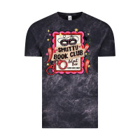 Cloud Black smutty book club admit one good girls only Vintage Tee - MaliasSmallBusiness
