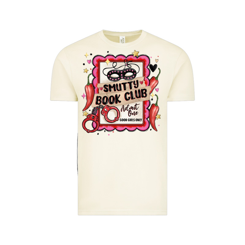 Smutty Book Club Admit One Good Girls Only Vintage Tee by MaliasSmallBusiness | Teevron