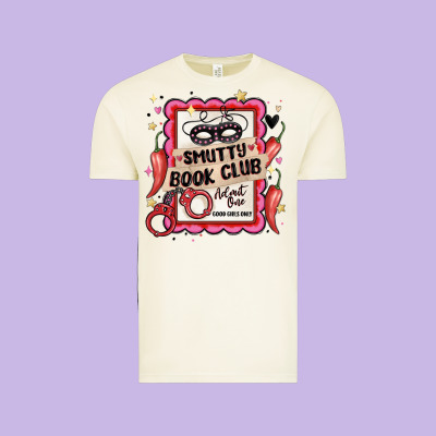 Smutty Book Club Admit One Good Girls Only Vintage Tee Designed By Maliassmallbusiness