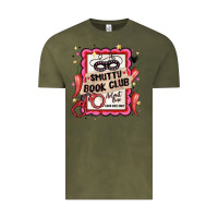 Vintage Olive smutty book club admit one good girls only Vintage Tee - MaliasSmallBusiness