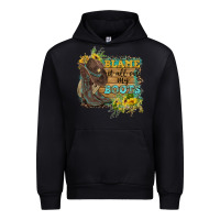 Black Blame It All On My Boots Urban Hoodie - FaDigitalArtStudio