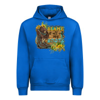 Cobalt Blame It All On My Boots Urban Hoodie - FaDigitalArtStudio