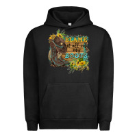 Pigment Black Blame It All On My Boots Urban Hoodie - FaDigitalArtStudio