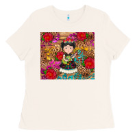 Bone Mexican girl Ladies Tee - RanaPortraitStore