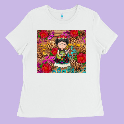 Mexican Girl Ladies Tee Designed By Ranaportraitstore