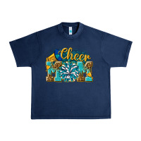 Navy cheer mom Urban Heavy Tee - NancyCooperArtShop