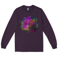 Plum halloween spider web for patches Long Sleeve Tee - BundleAndBundleShop