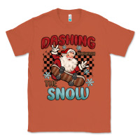 Copper dashing through the snow Classic Tee - MaliasSmallBusiness