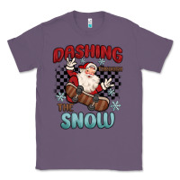 Lavender dashing through the snow Classic Tee - MaliasSmallBusiness