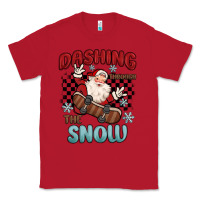 Red dashing through the snow Classic Tee - MaliasSmallBusiness