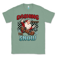 Sage dashing through the snow Classic Tee - MaliasSmallBusiness
