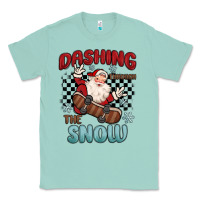 Seafoam dashing through the snow Classic Tee - MaliasSmallBusiness