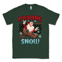Sports Green dashing through the snow Classic Tee - MaliasSmallBusiness