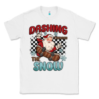 White dashing through the snow Classic Tee - MaliasSmallBusiness