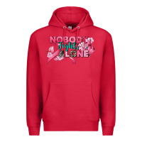 Cardinal nobody fights alone cancer awareness Premium Hoodie - CowGirlArtShop