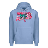 Colony Blue nobody fights alone cancer awareness Premium Hoodie - CowGirlArtShop