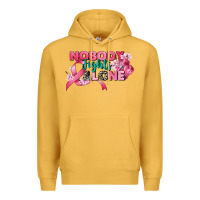 Mustard nobody fights alone cancer awareness Premium Hoodie - CowGirlArtShop