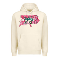 Tofu nobody fights alone cancer awareness Premium Hoodie - CowGirlArtShop