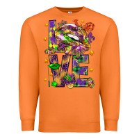 Carrot Mardi Gras love lips Premium Sweatshirt - HowdyJamesFarm