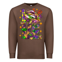 Chestnut Mardi Gras love lips Premium Sweatshirt - HowdyJamesFarm